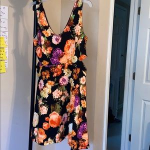 Colorful sleeveless summer dress